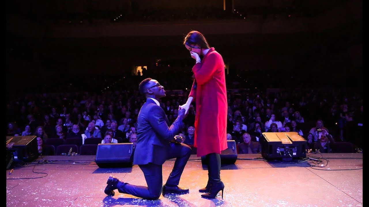 SURPRISE Engagement at SOLD OUT Concert! - Brian Nhira