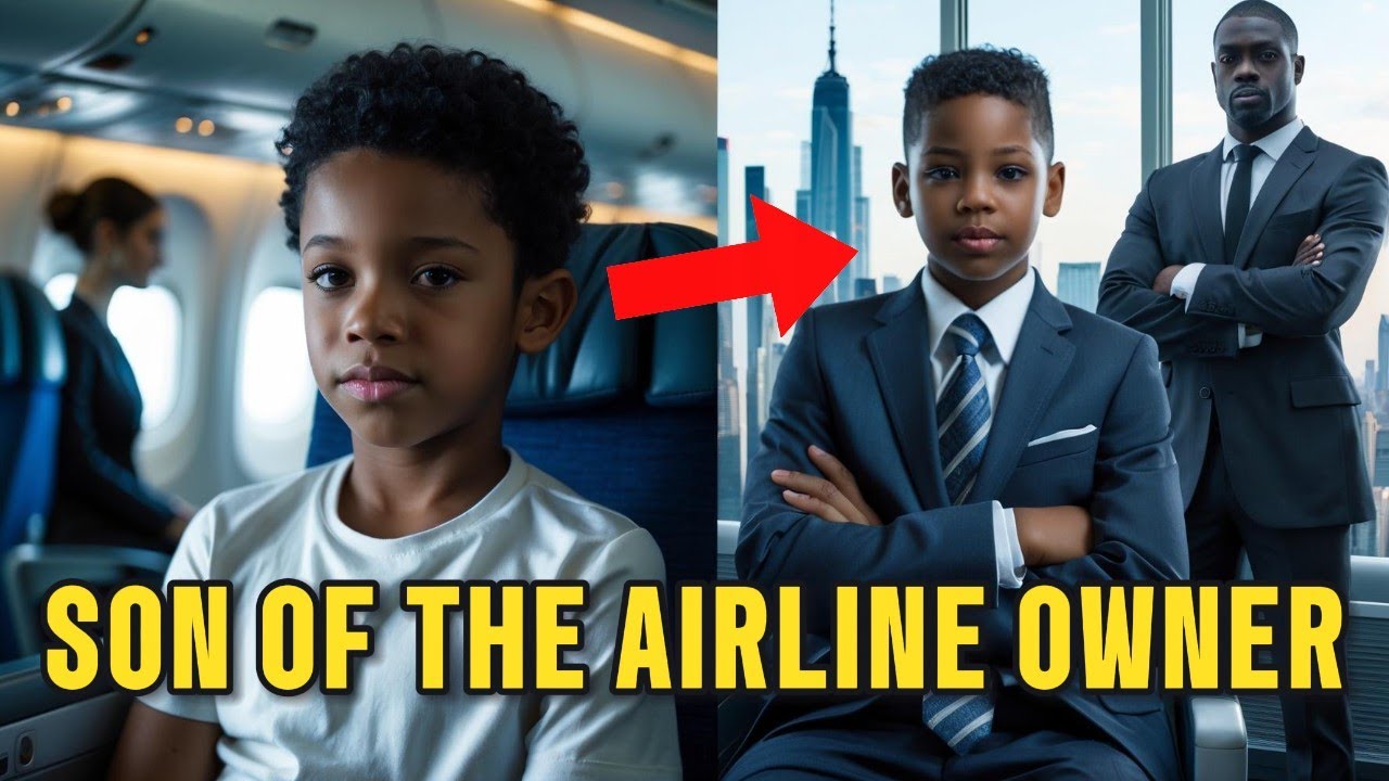 Black Boy Denied First-Class Seat, Unaware His Father Owns the Airline