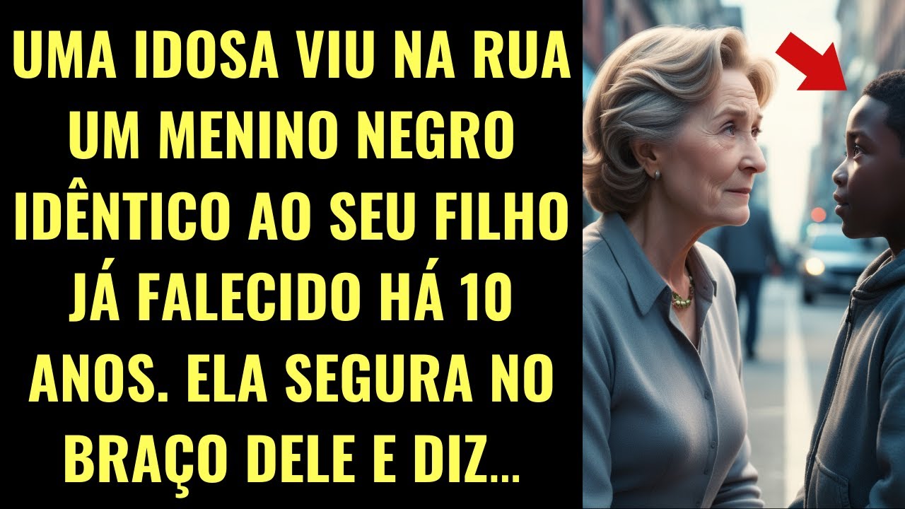 Idosa ENCONTRA Menino USANDO pulseira De Seu FILHO Falecido há 10 anos  Segura SEU BRAÇO E...