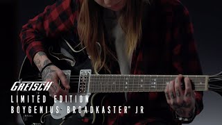 Video thumbnail for Introducing the Gretsch Limited Edition boygenius Broadkaster Jr. | Gretsch Guitars by Gretsch Guitars