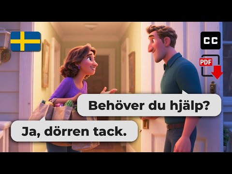 10 Daily Swedish Conversations to Learn Swedish A2 Level Fast 🚀