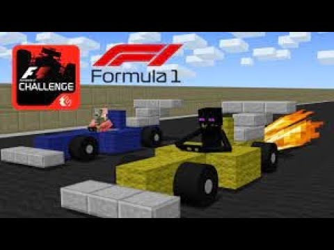 Monster School  Formula 1 Racing Challenge   Minecraft Animation