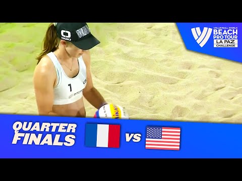 Placette/Richard vs. Nuss/Kloth - Quarter-Finals Highlights La Paz 2023 #BeachProTour
