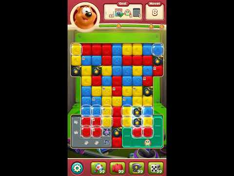 Toon Blast Level 8398 - NO BOOSTERS 🐻🐺🐱 | SKILLGAMING ✔️