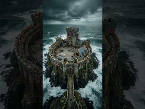 1️⃣Flooded Fortress Restoration | Ruined Castle Becomes Royal Stronghold #shorts