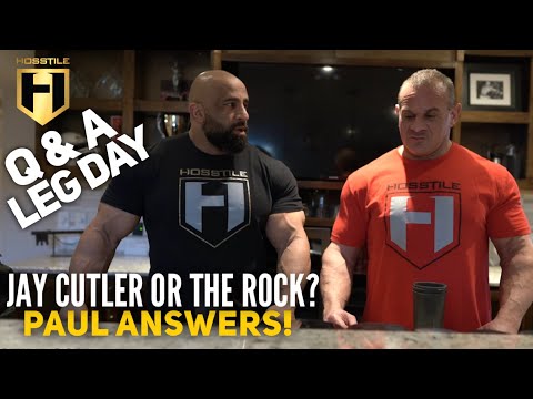 JAY CUTLER or THE ROCK? | Fouad Abiad & Paul Lauzon Leg Day