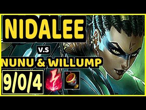 PUNCH (NIDALEE) vs NUNU & WILLUMP - 9/0/4 KDA JUNGLE GAMEPLAY - KR Ranked GRANDMASTER