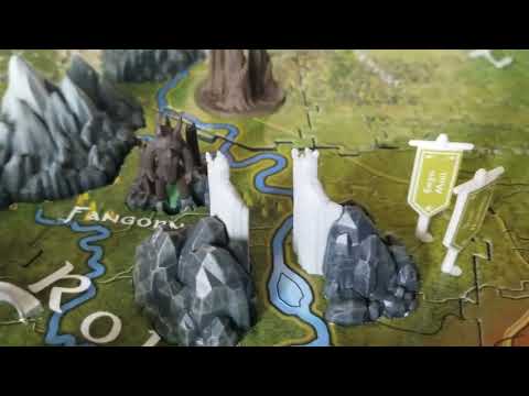 The Lord of the Rings 4D Middle-Earth Multi-Layered Puzzle Map