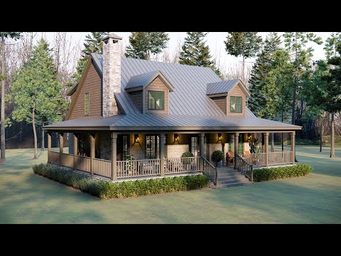 33'x33' (10x10m) Gorgeous 3- Bedroom Cottage House | Embracing Simple and Complete Living