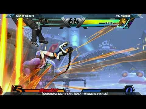 UMVC3 STA Windzero vs MC KBeast Winners Finals |Saturday Night Snapback 5.5