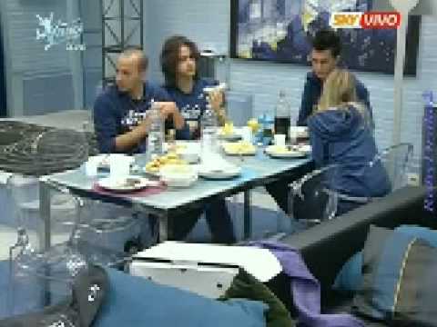 Amici 20 01 Live 9  Pranzo Blu 3 Adry e marty