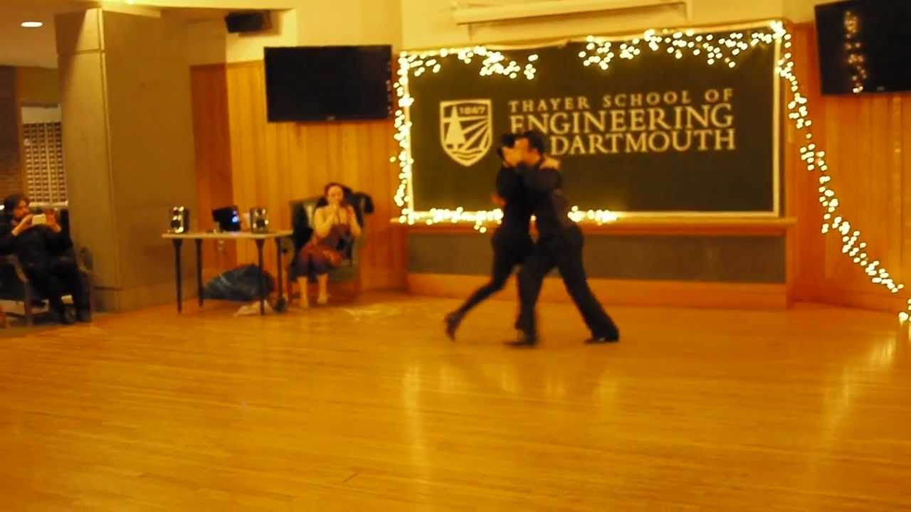 2013-04-06 Fernanda Ghi & Guillermo Merlo dancing a milonga at Dartmouth College