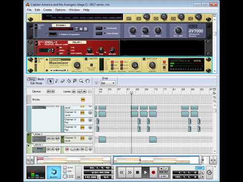 Captain America and the Avengers (stage 1) -2018 remix- DEMO