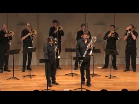 Jörgen van Rijen & Ben van Dijk + ITE play Slow movement Ewazen's "a duet for our time".