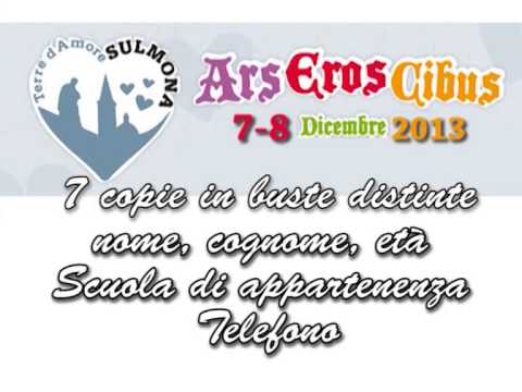 ONDA TG 21.11.2013 - ARS EROS CIBUS CONCORSO FOTOGRAFIE E POESIA