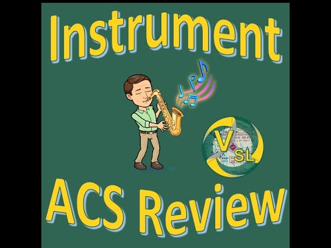 Instrument Pilot ACS Review - Part 1