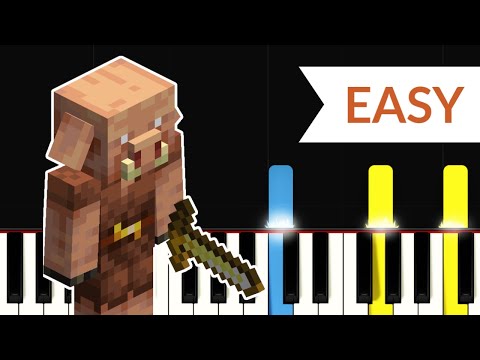 Pigstep - Minecraft OST (EASY Piano Tutorial)