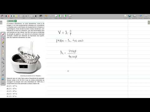 (FAMERP 2022) A lavadora ultrassônica, ou cuba ultrassônica, como a da imagem, é um dos equipamentos