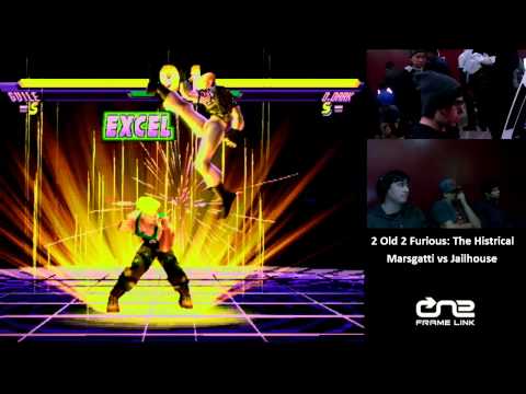 SFEX2+ @ 2 Old 2 Furious: The Histrical - Marsgatti (Guile) vs Jailhouse (D. Dark)