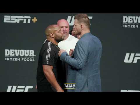 UFC 241: Daniel Cormier vs. Stipe Miocic 2 Summer Staredown - MMA Fighting