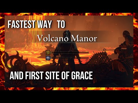 FASTEST Way to Volcano Manor | AND First Site of Grace - Easy Speedrun SKIP | Elden Ring
