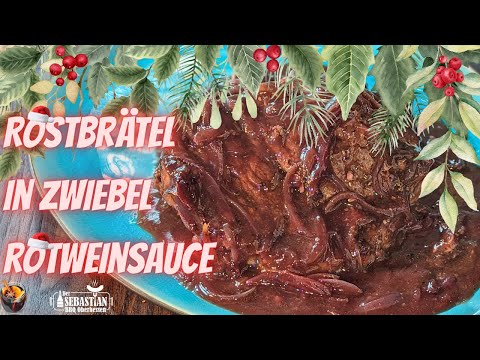 Rostbrätel in Zwiebelrotweinsauce - DerSebastian BBQ Oberhessen #112 #food #recipe #merrychristmas