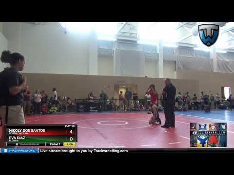 Girls FS Junior (Must Be In HS) 106-112 Nikoly Dos Santos North Carolina Vs Eva Diaz Florida