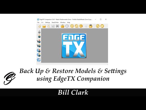 EdgeTX Companion Backup & Restore Models & Radio Settings