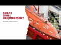 SOLAS Drill Requirement
