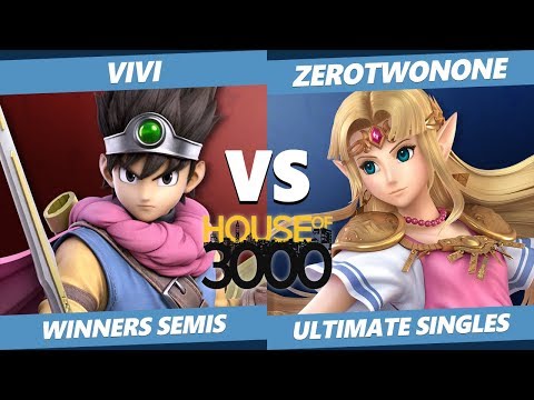 Xeno 201 Winners Semis - Vivi (Hero) Vs. ZeroTwoNone (Zelda) Smash Ultimate - SSBU