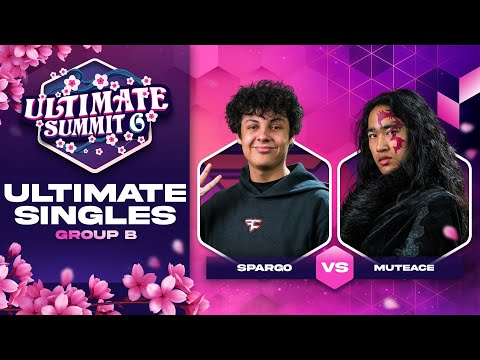 Sparg0 vs MuteAce - Group B Ultimate Summit 6 - SSBU Singles | Cloud vs Peach