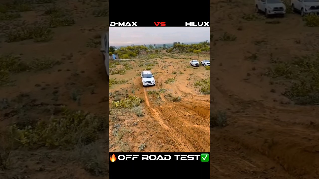 Isuzu D-Max vs Toyota Hilux OFF ROAD TEST 🔥✅