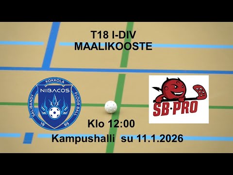 Maalikooste T18 divari | Nibacos vs SB-Pro 11.1.2026