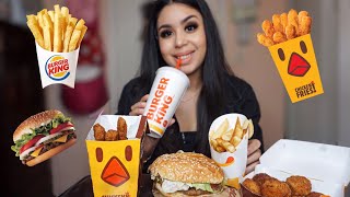 Download lagu BURGER KING WHOPPER BURGER   CHICKEN FRIES   CHEESY TOTS   FRIES MUKBANG! EATING SHOW / ASMR mp3