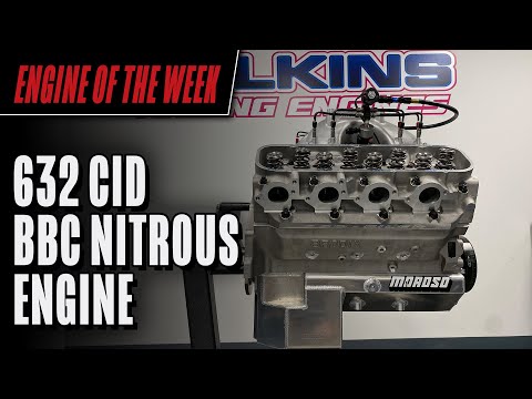 632 cid Big Block Chevy Nitrous Engine