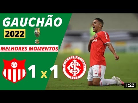 GUARANY DE BAGÉ 1 X 1 INTERNACIONAL | MELHORES MOMENTOS | 11ª RODADA GAÚCHO 2022 