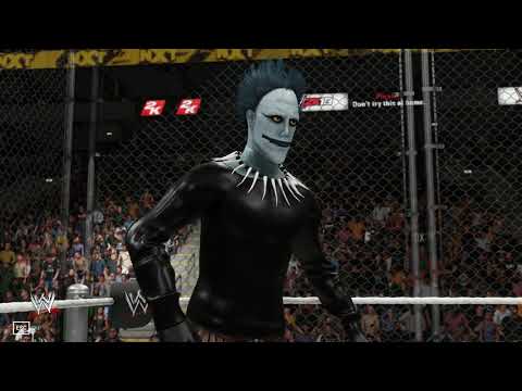 WWE 2K19 Ryuk vs Black Panther (CPU vs. CPU) - Steel Cage