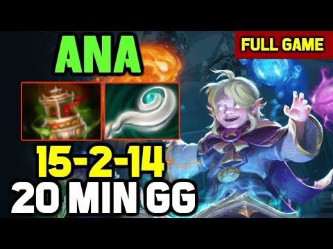 Ana NEW PERSONA INVOKER first game with TOPSON's build