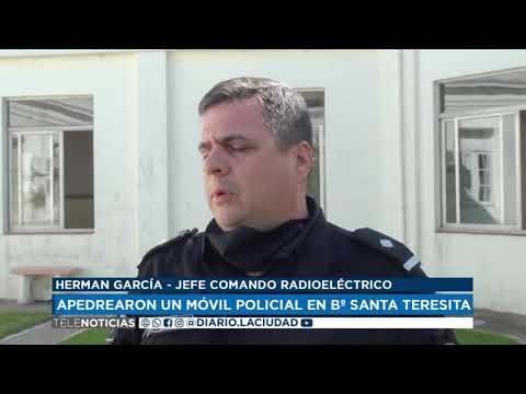 13 05 20 HERMAN GARCÍA   JEFE COMANDO RADIOELÉCTRICO   APEDREARON UN MÓVIL POLICIAL EN Bº SANTA TERE