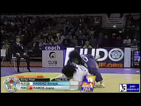 Judo 2010 Grand Prix Dusseldorf: Soraya Haddad (ALG) - Joana Ramos (POR) [-52kg] final