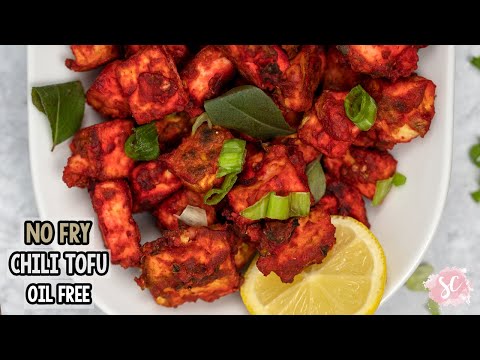 NO FRY Crispy Chili Tofu | OIL FREE