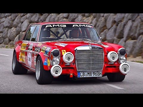 Onboard the 6.8L V8 powered 1971 Mercedes-Benz AMG 300 SEL racecar feat. RAW sounds *HQ audio*