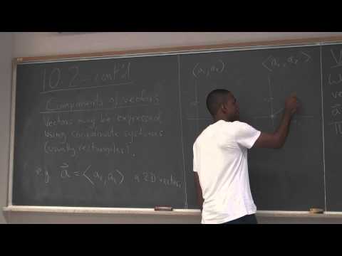 Math 203 Lecture 3 - Vectors - their geometry, arithmetic and applications