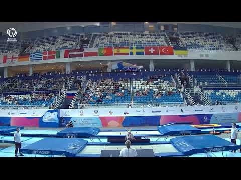 Danila KASIMOV (RUS) - 2021 junior European Champion, Trampoline