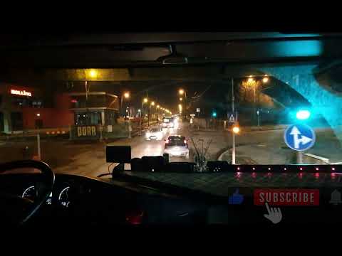 night driving România town Timișoara #europe #semitruck #mercedes