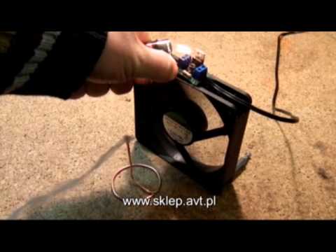 AVT1596 - REGULATOR OBROTÓW WENTYLATORA 12V