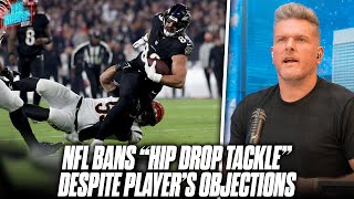 NFL Has Officially Banned Hip Drop Tackle Despite Players & NFLPA Objections | Pat McAfee Reacts