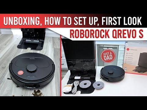How To Setup Roborock Qrevo S Robot Vacuum & Mop Combo Unboxing & First Look!