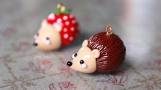 DIY: Hedgehog Polymer Clay Charm Tutorial