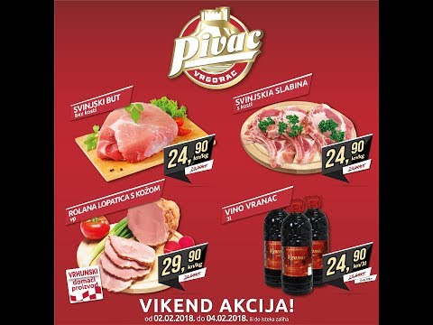 Pivac vikend akcija 2.2. - 4.2.2018.